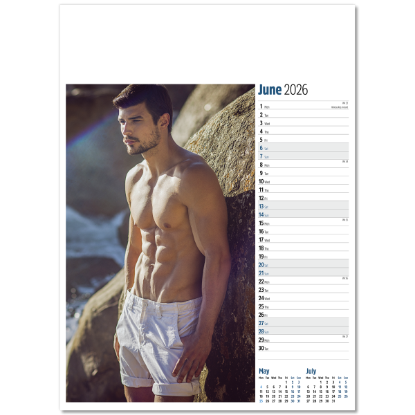Hot Stuff Wall Calendar