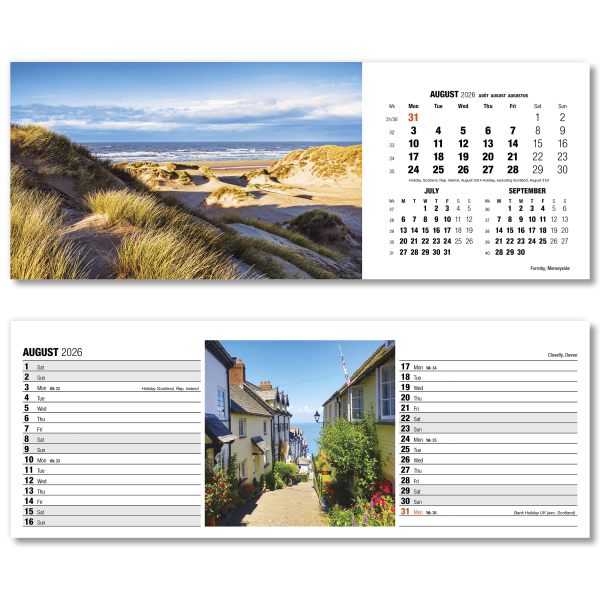 Britain in View Desk Calendar