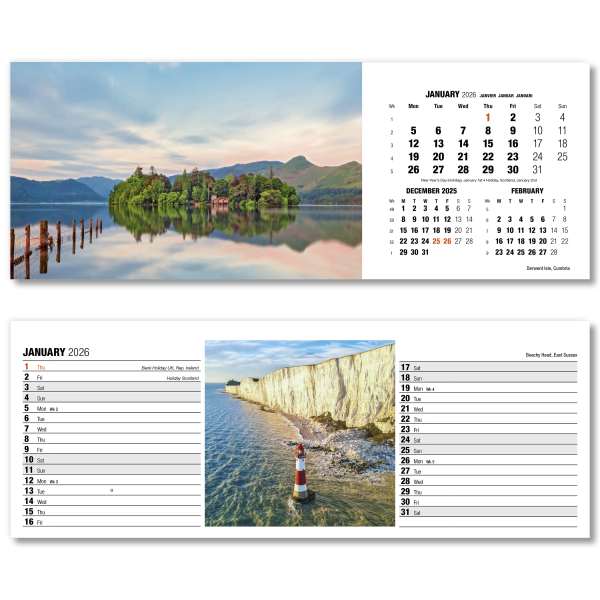Britain in View Desk Calendar