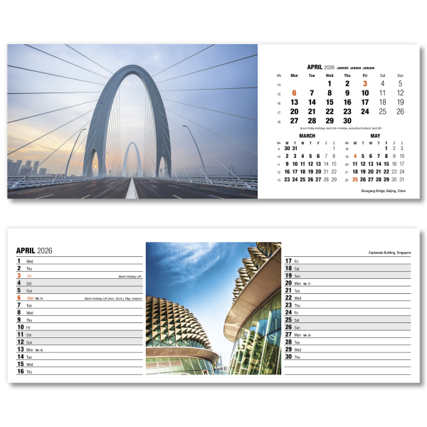 Grand Designs Desk Calendar