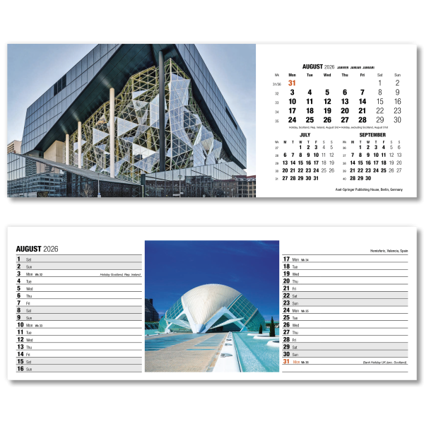 Grand Designs Desk Calendar