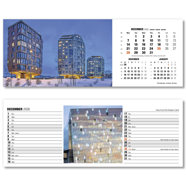 Grand Designs Desk Calendar