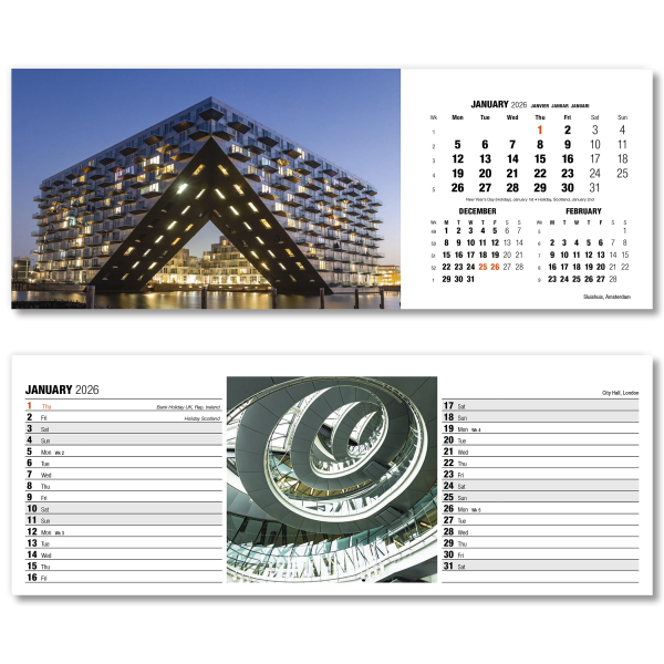Grand Designs Desk Calendar