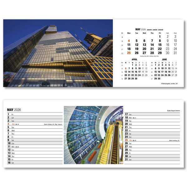 Grand Designs Desk Calendar