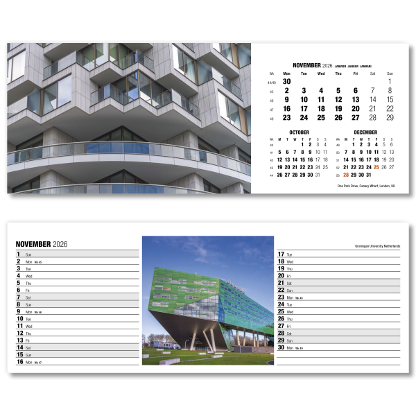 Grand Designs Desk Calendar